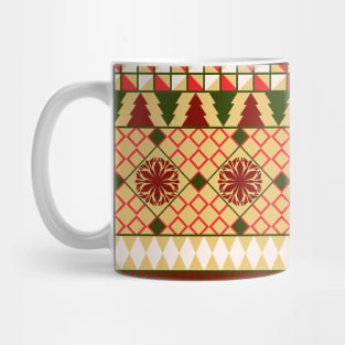 Nordic Sweater - Gilded Traditions - Minimalist Colorful Holidays Mug